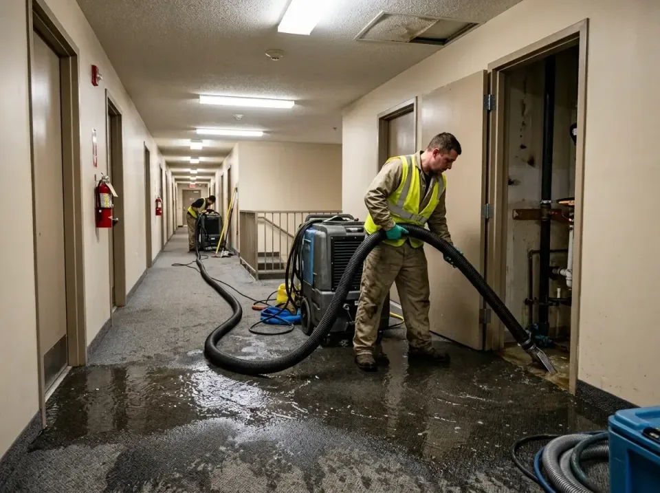 multi-unit-apartment-hallway-f-005 — frequently asked questions, Emergency Burst Pipe Water Extraction & Removal in Hattiesb…